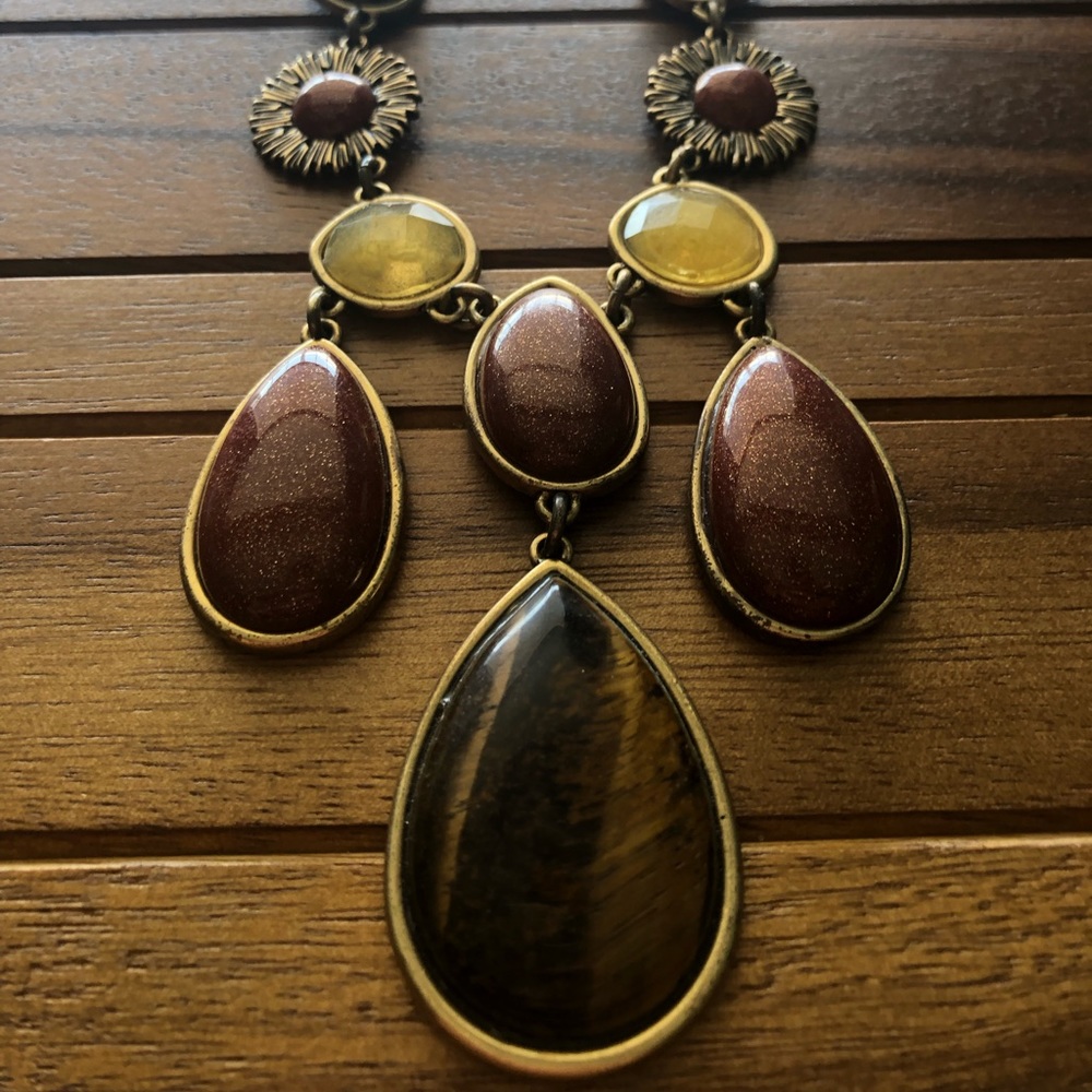 Multi Stone Lucky Brand Necklace